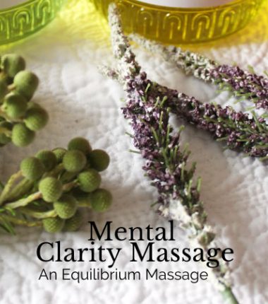 mental clarity massage